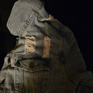Distressed Denim Jacket